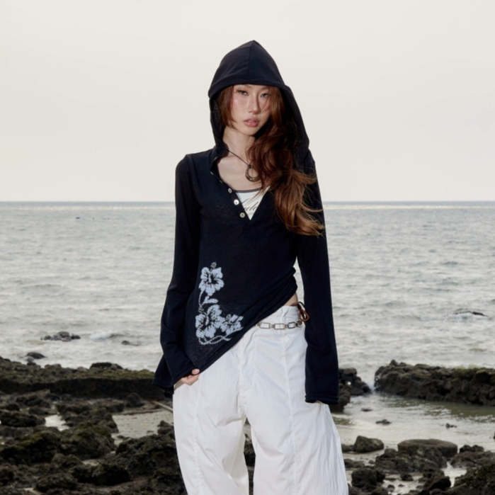 SUNSET MISCHIEF / Sheer Hoodie (เสื้อฮู้ด)