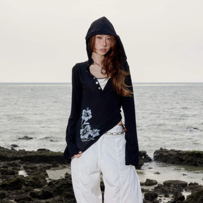 SUNSET MISCHIEF / Sheer Hoodie (เสื้อฮู้ด)