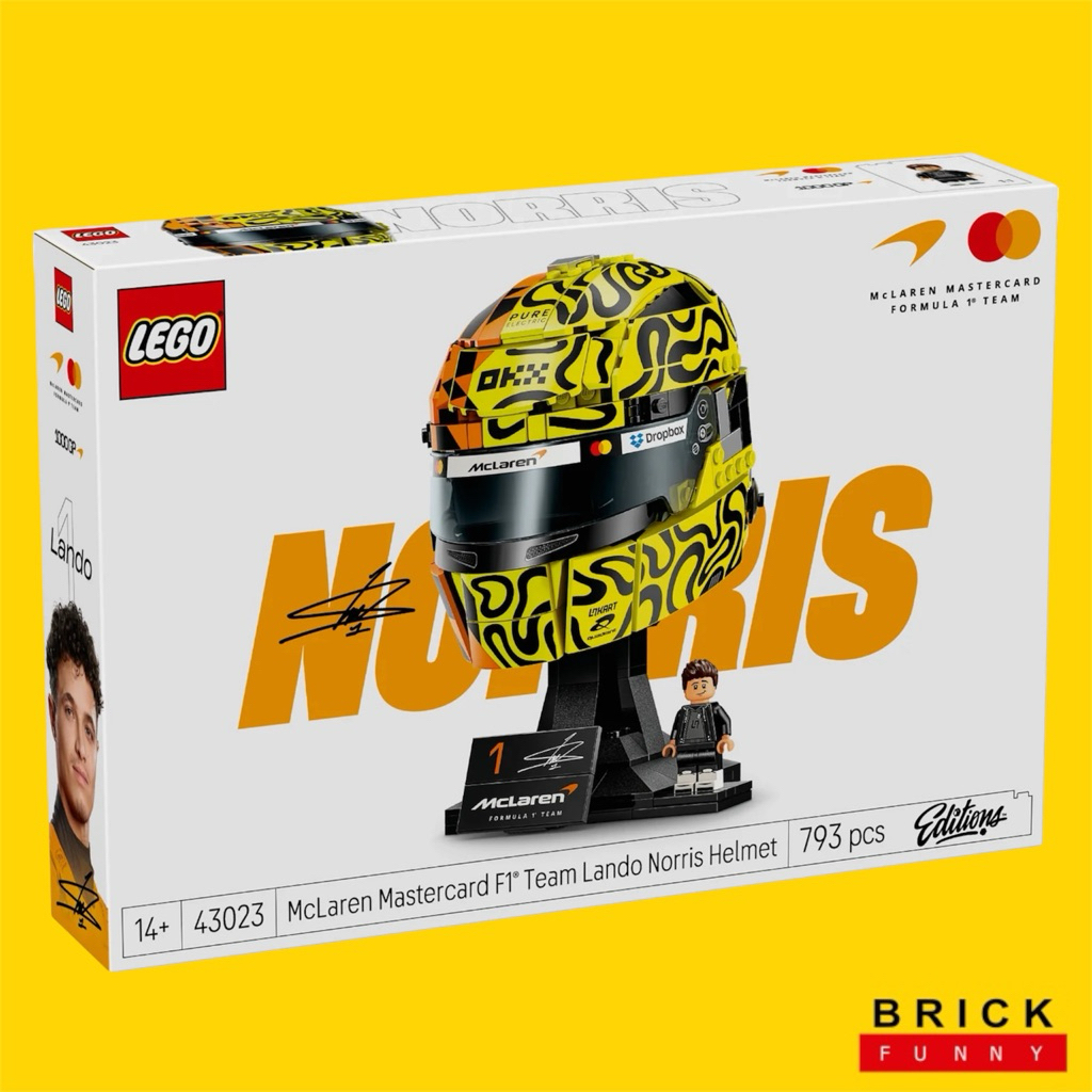 Lego Edition 43023 McLaren Mastercard F1® Team Lando Norris Helmet สินค้าใหม่  พร้อมส่ง ของแท้ 100%