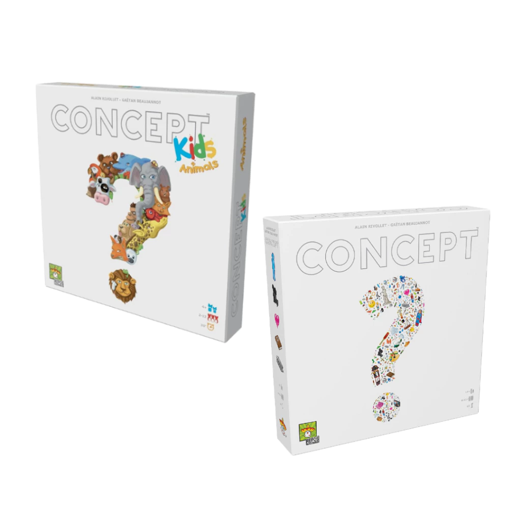Concept : Kids Animals Board game For Kids บอร์ดเกม สำหรับเด็ก Cooperative Animal Guessing Party Game