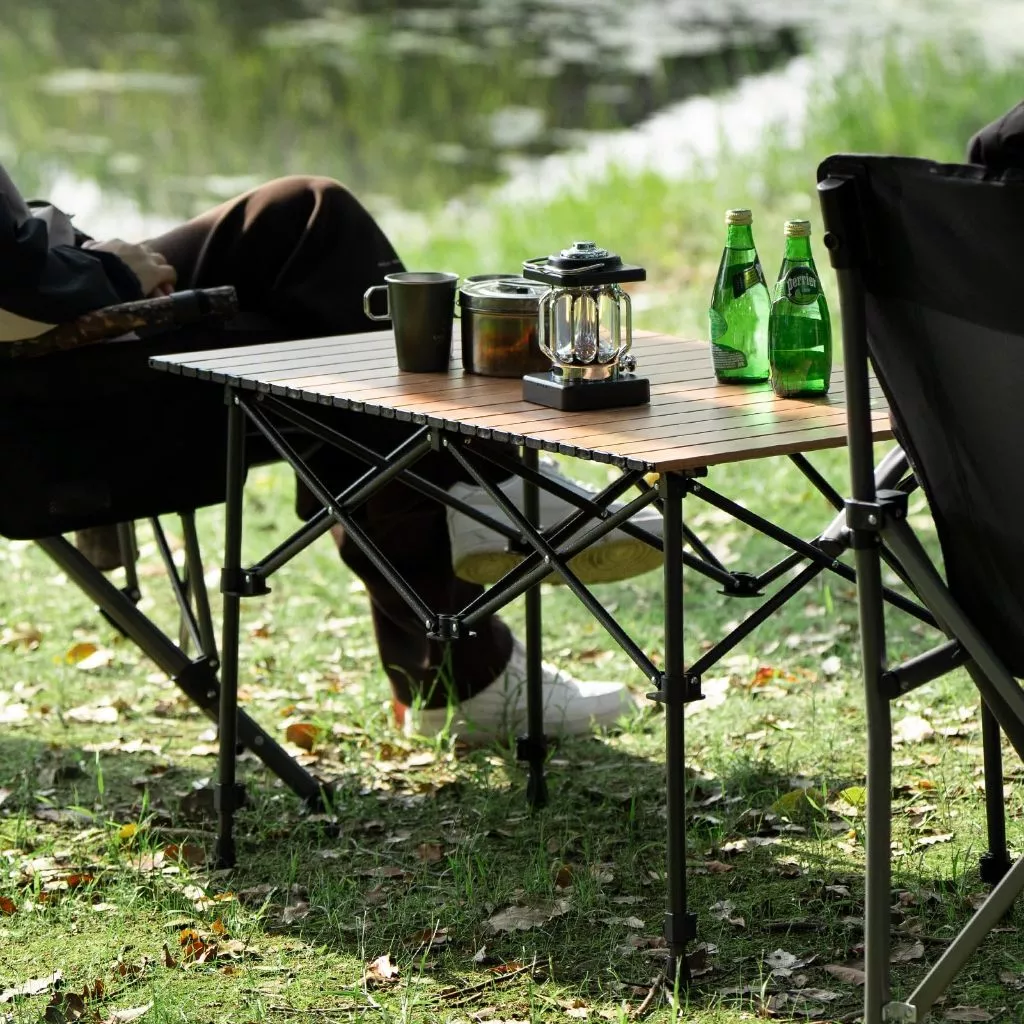 【ซื้อ 1 แถม 4】โต๊ะพับได้ โต๊ะแคมป์ปิ้ง กลางแจ้ง โต๊ะพกลางแจ้ง Folding table แบบพกพา พับได้ง่าย แคมป์ปิ้งปิกนิก thumbnail 3