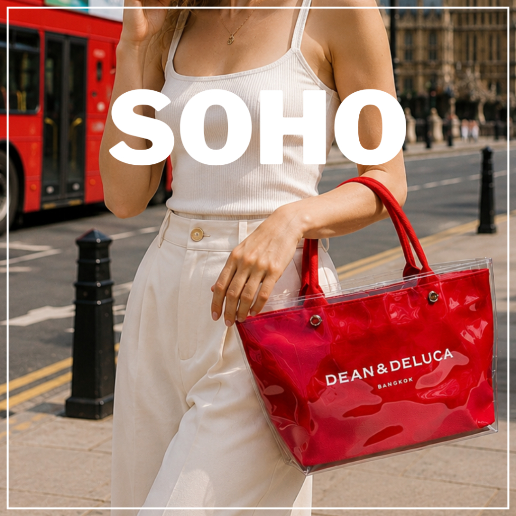 D&D BANGKOK SOHO RED TOTE BAG