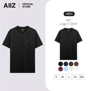 AIIZ เสื้อยืดสีพื้นคอกลม โลโก้ AIIZ AIIZ Men's AIIZ Logo T-Shirt