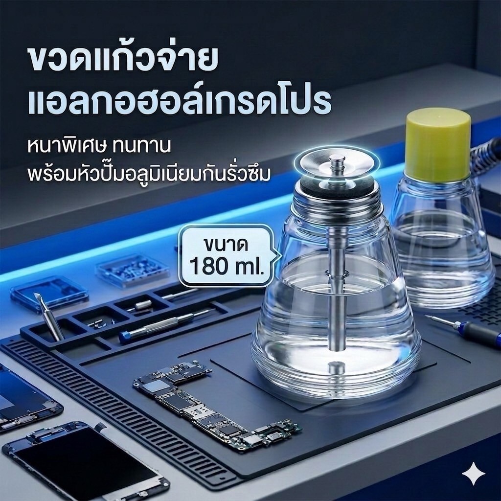 กระปุกปั้มขวดแก้ว: ขนาดกลม 180ml และ 180ml ให้คุณเลือกตามความต้องการ กระปุกปั้มขวดพลาสติก: ขนาด 100ml