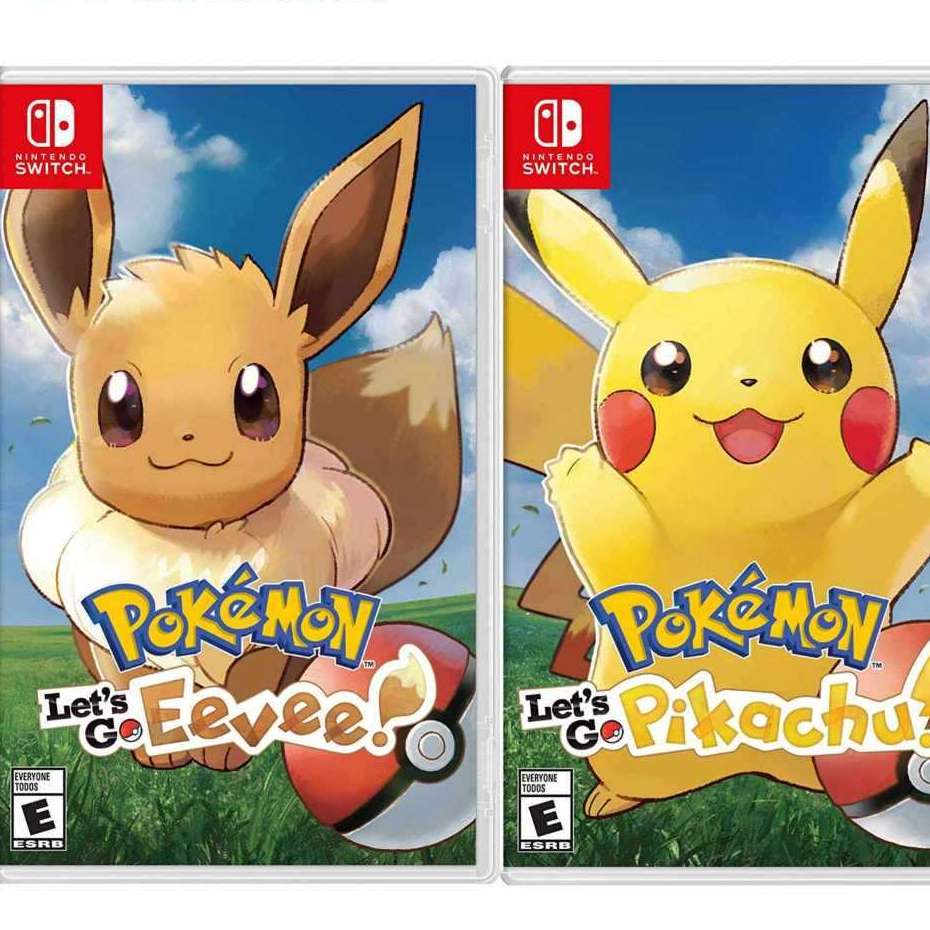 nintendo switch let's go pokemon eevee / pikachu ( english asia )
