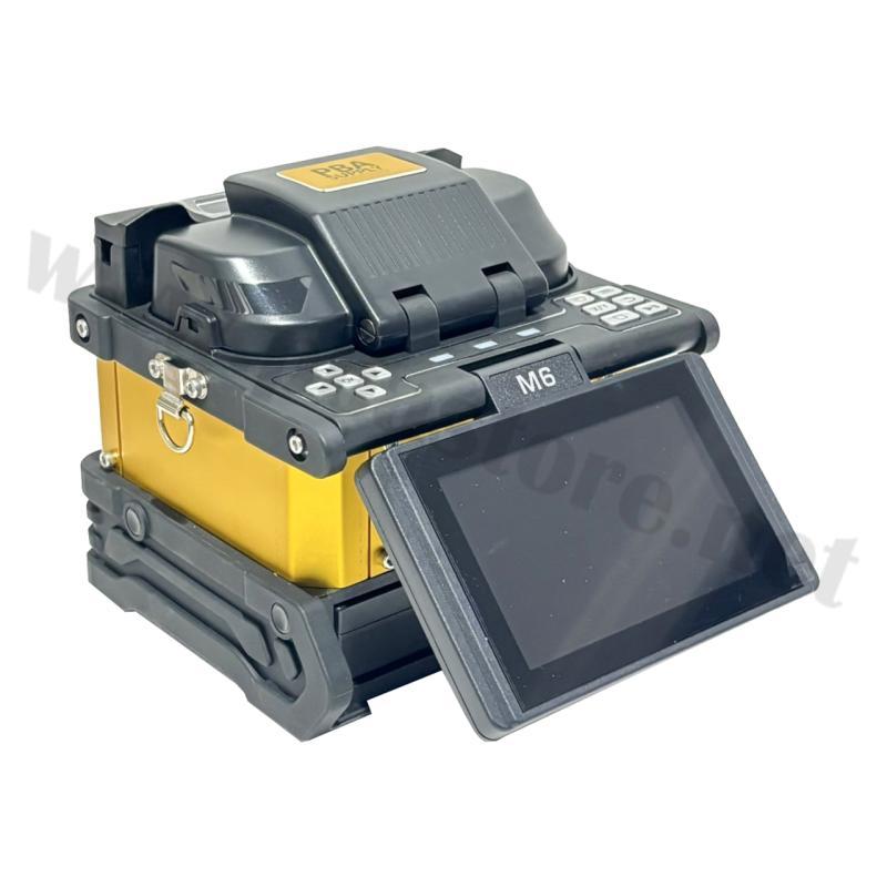 เครื่องสไปรท์สายไฟเบอร์ออฟติก 6 motors จอ 4.3 นิ้ว All in one Full option With APP Mobile (กันฝุ่นกั