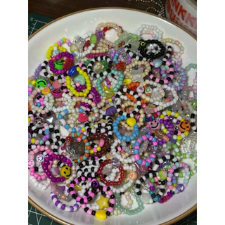 แหวน 1 บาท จี้คละลาย สีสันสดใส น่ารักทุกวง