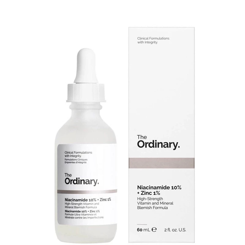 The Ordinary Niacinamide 10% + Zinc 1% เซรั่มบำรุงผิว ขนาดมีให้เลือก 30ml/60ml/120ml ควบคุมความมัน ลดรอยสิว ปรับผิวให้กร