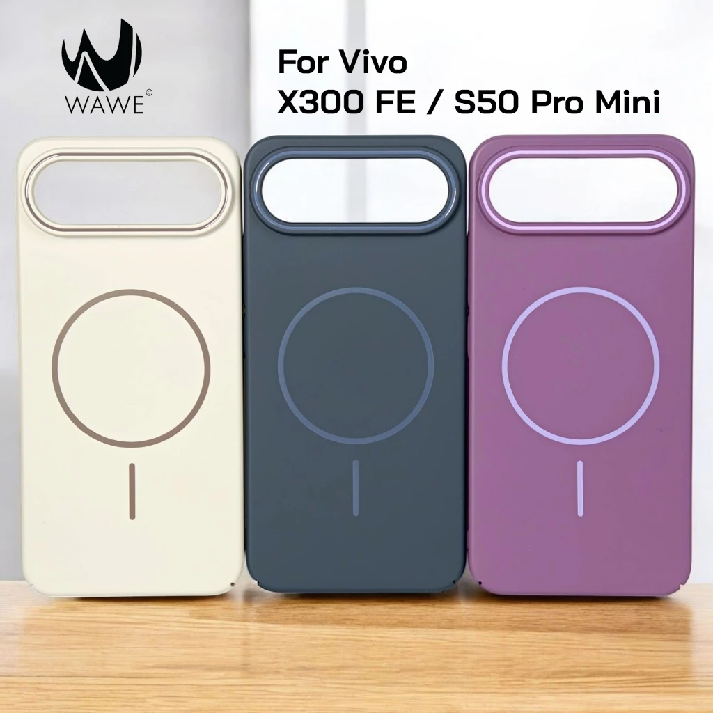 [ส่งจากกทม.] เคส Vivo X300 FE / Vivo S50 Pro Mini วัสดุ PC บางเฉียบ ฟีลจับพรีเมี่ยม รองรับวงแหวนแม่เหล็ก Magnet ด้านหลัง