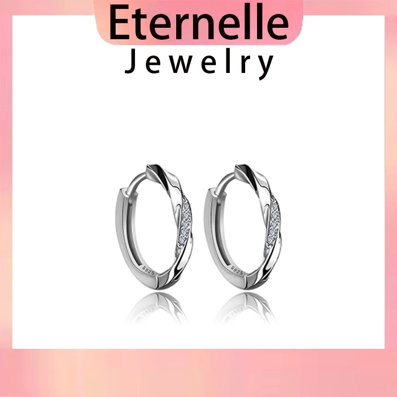 Eternelle✨ ต่างหูเงินแท้ S925 เงาสวย หรูหรา ไม่แพ้ ผิวแพ้ง่าย ใส่ทำงาน เป๊ะปัง