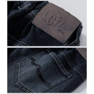 ยีนส์เด็กสไตส์ cowboy รุ่น Blue wave (พร้อมส่ง) .