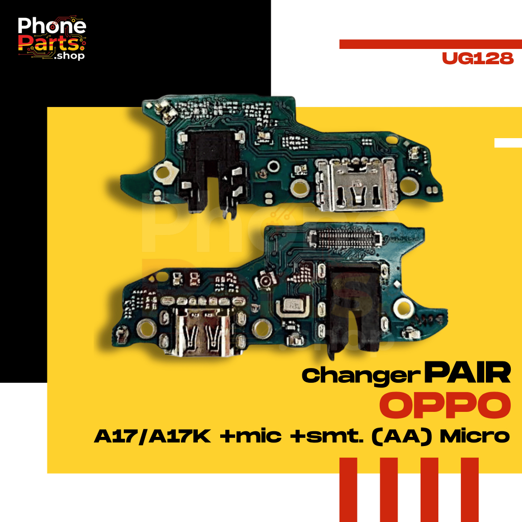 แพรชาร์จ Pair Changer OPPO A17/A17K (+mic+smt.) Micro