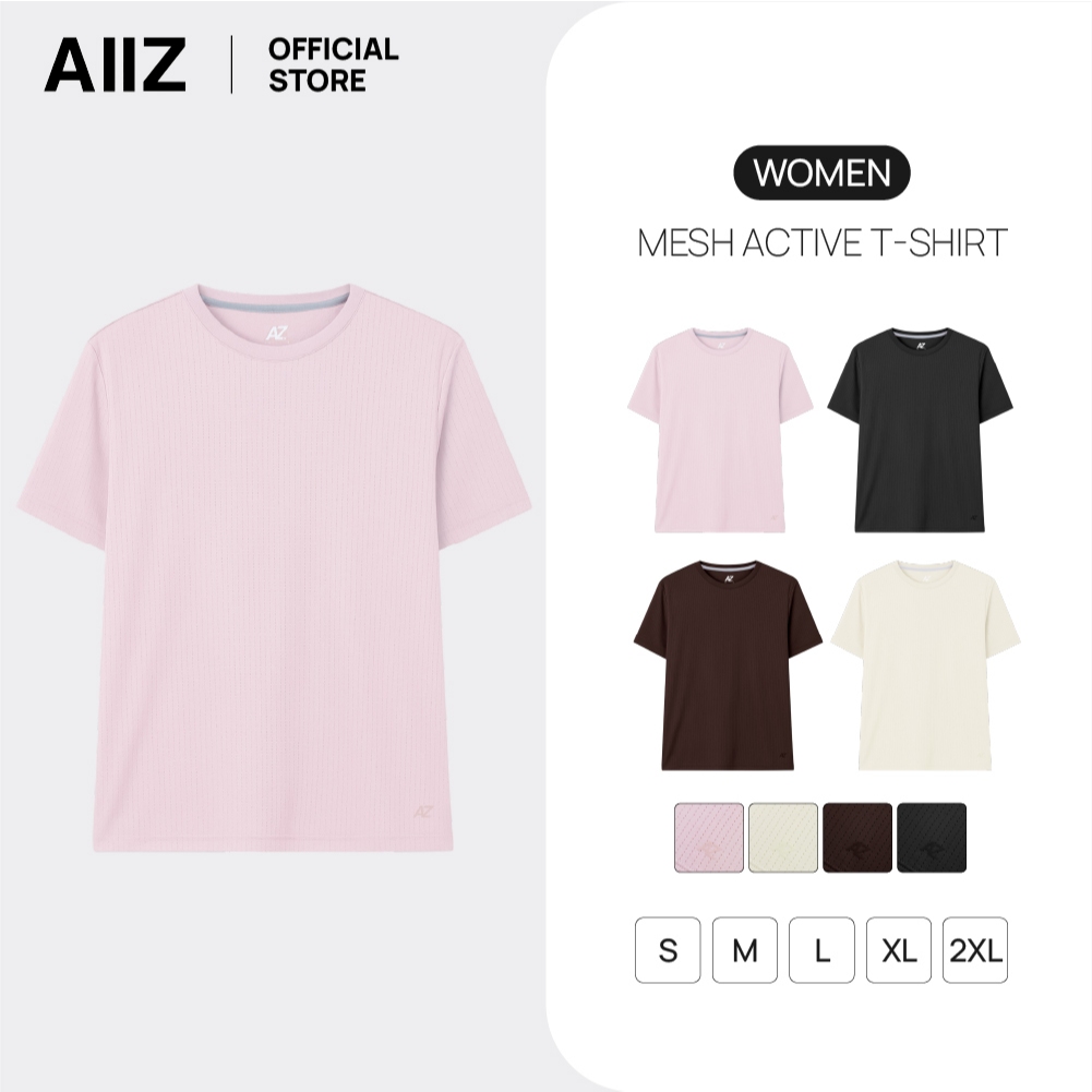 AIIZ (เอ ทู แซด) - AIIZ เสื้อแอคทีฟผู้หญิงคอกลม