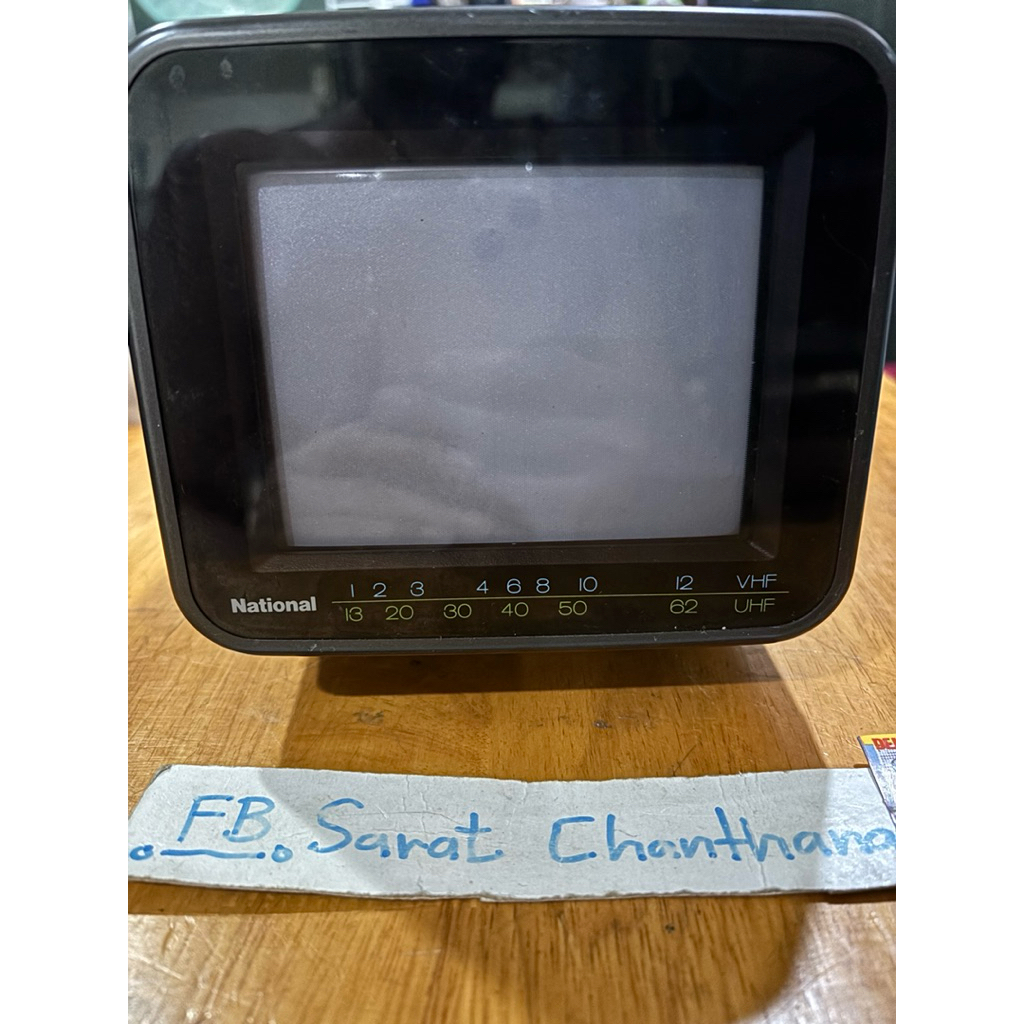 National Mini CRT Color TV 6 inches Original Japan