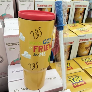 ​แก้วน้ำสแตนเลส Toy Story "You've Got a Friend in Me" ขนาดใหญ่จุใจ 1200 ml (พร้อมหลอดสุดน่ารัก)