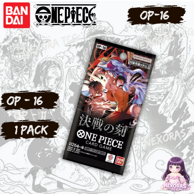 One Piece Card Game [OP-16] -THE TIME OF BATTLE รับประกันแท้ 100 %