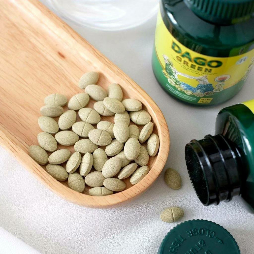 แท้100% โฉมใหม่ DAGO GREEN ดาโกกรีน 70เม็ด