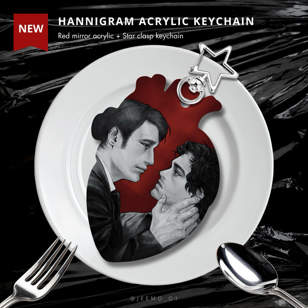 Hannigram  Heart Anatomy - Shaped Acrylic Keychain