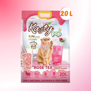 (20L) Kasty Pop Tofu Litter ทรายแมวเต้าหู้เคสตี้ 20 ลิตร จับตัวเป็นก้อนเร็ว ทิ้งชักโครกได้ สำหรับแมวทุกวัย