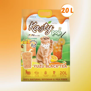 (20L) Kasty Pop Tofu Litter ทรายแมวเต้าหู้เคสตี้ 20 ลิตร จับตัวเป็นก้อนเร็ว ทิ้งชักโครกได้ สำหรับแมวทุกวัย