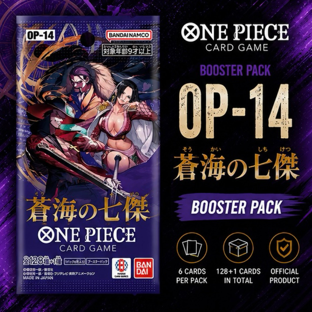 [ย.180] One Piece OP-14 ภาษาญี่ปุ่น / ยกBox 3800