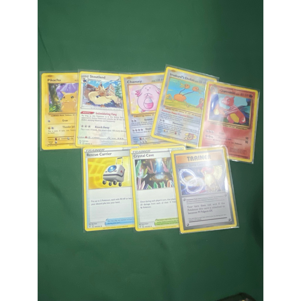Pokémon  Card การ์ดแท้มีตำหนิด้านหลัง