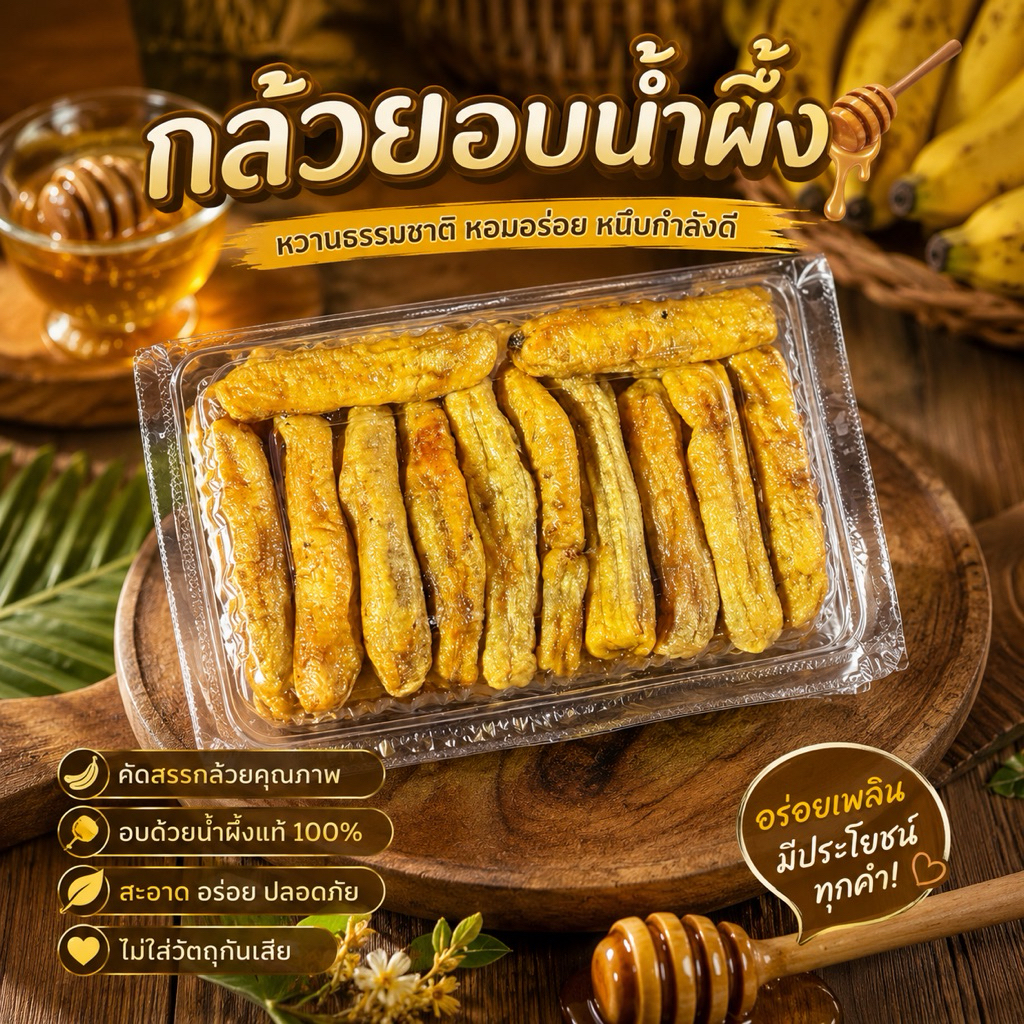 กล้วยอบน้ำผึ้ง ชุมพร