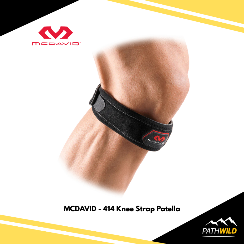 MCDAVID - 414 Knee Strap Patella สายรัดเข่า พยุงเข่า ทําจากวัสดุ High Performance เบานุ่มซัพพอร์ตดี ทนทาน