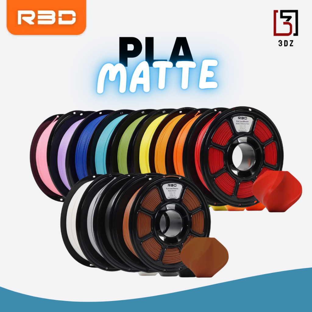 R3D PLA Filament(Matte) เส้นพลาสติก ขนาด 1.75มม.