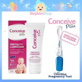 Sasmar Conceive Plusเจลหล่อลื่นสำหรับผู้ต้องการมีบุตร 75 มล.Exp.1/2029