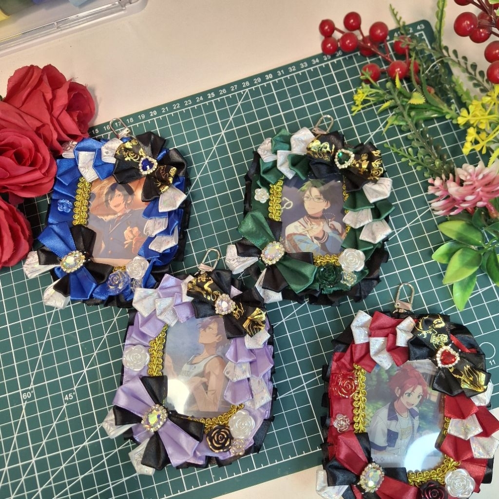 (พร้อมส่ง)*อ่านรายละเอียด​,เฟรมการ์ดริบบิ้น,frame card holder,ราชนิกุล​ 7สี