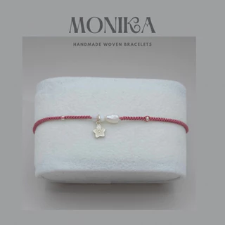 Monika - Sakura Pearl(มุกแท้ สำเร็จ ชื่อเสียง สมหวัง) จี้เงินแท้ 92.5%