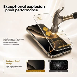 ฟิล์มกระจกใสมีตะแกรงกันฝุ่น 300cc สำหรับIPHONE 15 PRO 16E 16 PROMAX 17 PROMAX ป้องกันฝุ่นเข้ารูลำโพง.