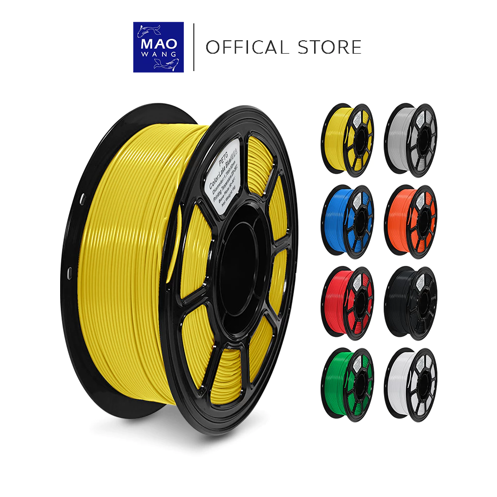 วัสดุการพิมพ์ 3D Filament เส้นใยพลาสติก PETG แบบม้วน 1.75mm 1kg
