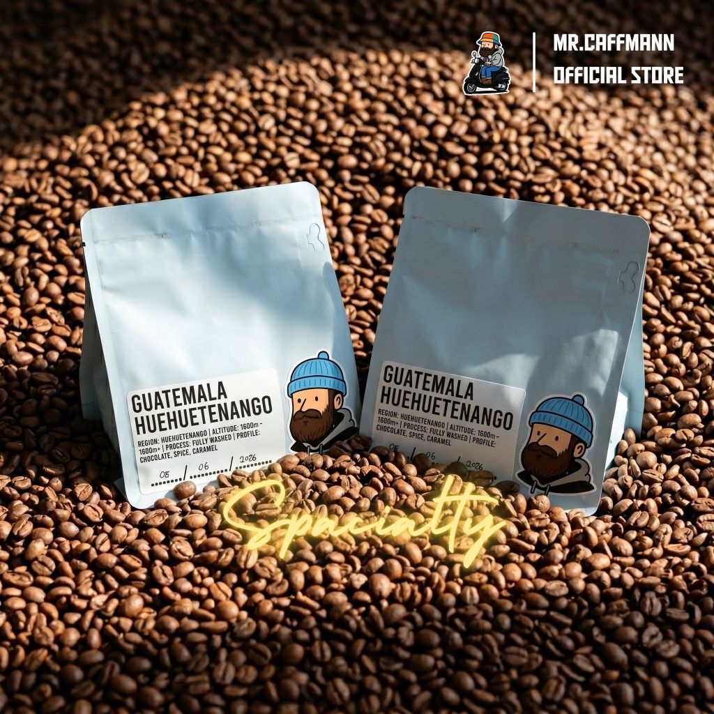 [ส่งฟรี / โปรเปิดร้าน] เมล็ดกาแฟกัวเตมาลา MR.CAFFMANN guatemala คั่วอ่อน-คั่วกลาง