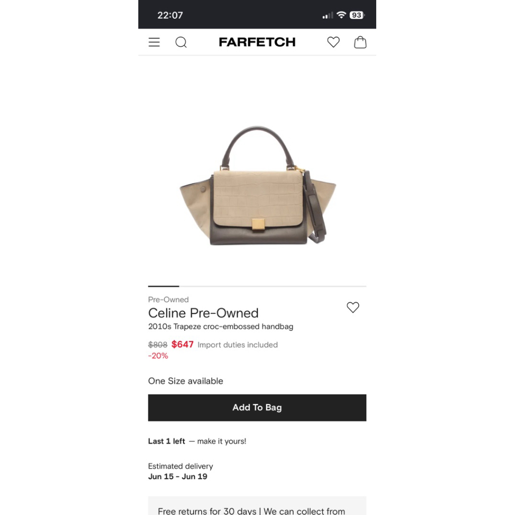 ปล่อยค่าาา🎉🎉  Celine ปี2014 ขนาด13-14“ ราคา 9,900(ต่อรองได้)  นัดรับ กทม ได้เลยค่ะ  #กระเป๋ามือสอง #