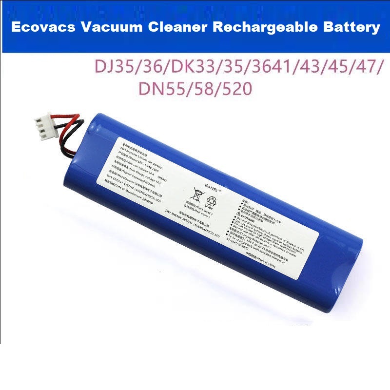 ★Ecovacs DJ35 T5 Neo FUN แบตเตอรี่หุ่นยนต์กวาดพื้น N5/N8 DK35/36 DN55/56