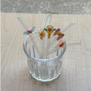 BON BON projects - Sailormoon short straw - หลอดแก้วชนิดสั้นลายเซเลอมูน