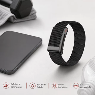 MAJDOMO LOOP Smart watch band ตรวจ ECG GPSวัดน้ำตาลไม่เจ็บตัว วัดความดันโลหิต ไขมันในเลือด