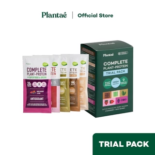 Plantae Sachet Edition : Complete Plant Protein Trial Pack 1 กล่อง 5 ซอง รวมรสชาติ โปรตีนจากพืช plant based แพลนเต้