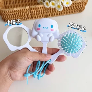 พร้อมส่ง 🇹🇭 หวีและกระจกพกพา ลายซานริโอ้ 🐰💕 สุดคิวท์