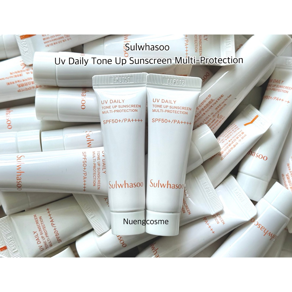 🩷(Tone Up ครีมกันเเดด)(ขนาด 10ml) Uv Daily Tone Up Sunscreen Multi-Protection SPF 50+/PA++++