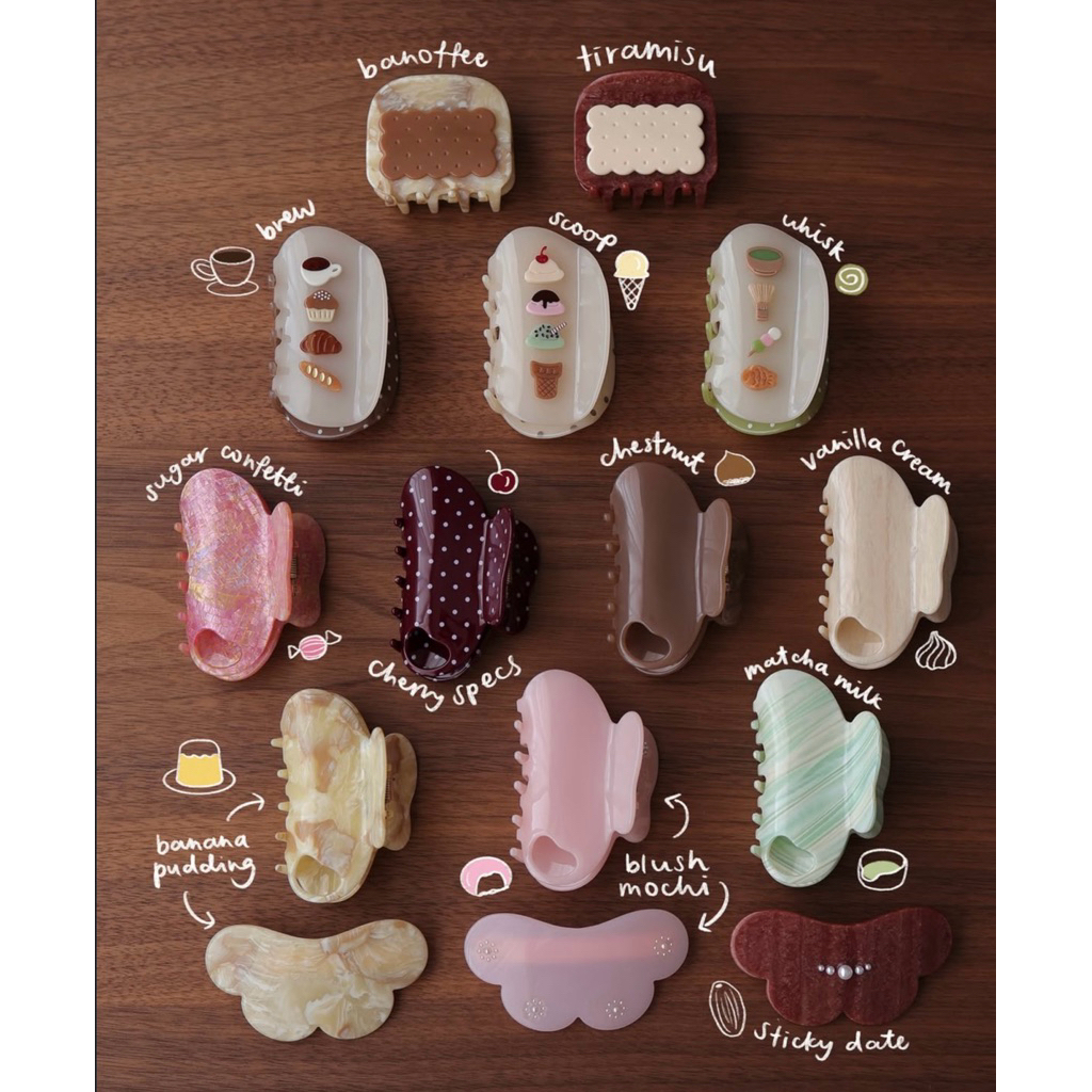 [พร้อมส่ง] Ezie claw clip กิ๊บหนีบผม นำเข้าแท้จากสิงคโปร์