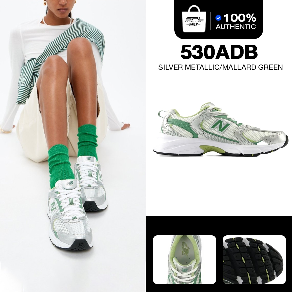 New Balance นิวบาลานซ์ รองเท้าผ้าใบ รองเท้าลำลอง ND UX Silver MallardGreen MR530ADB (4990)