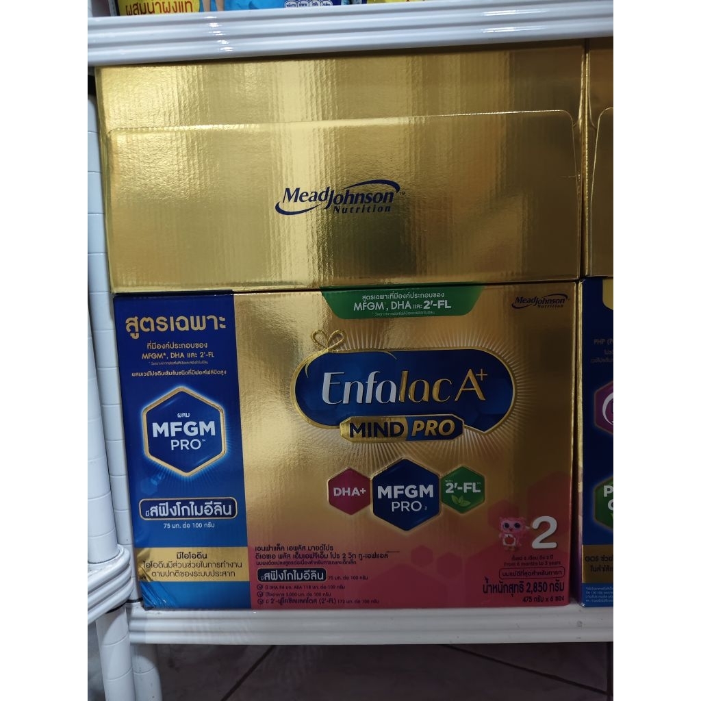 นมผง Enfalac A+ สูตร 2 สำหรับเด็ก 6 เดือนขึ้นไป