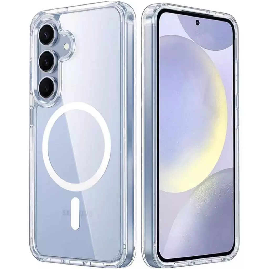 เคสใสชาร์จไร้สาย ใช้สำหรับ SAMSUNG A12 M12 A13 A23 A24 A32 A04S แม่เหล็ก กันกระแทก