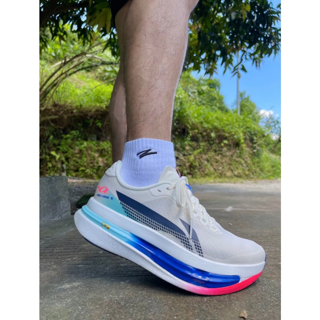 [ PREORDER ] รองเท้าวิ่ง LI-NING RED HARE 9 ULTRA - White/Blue/Red ARPW007-16