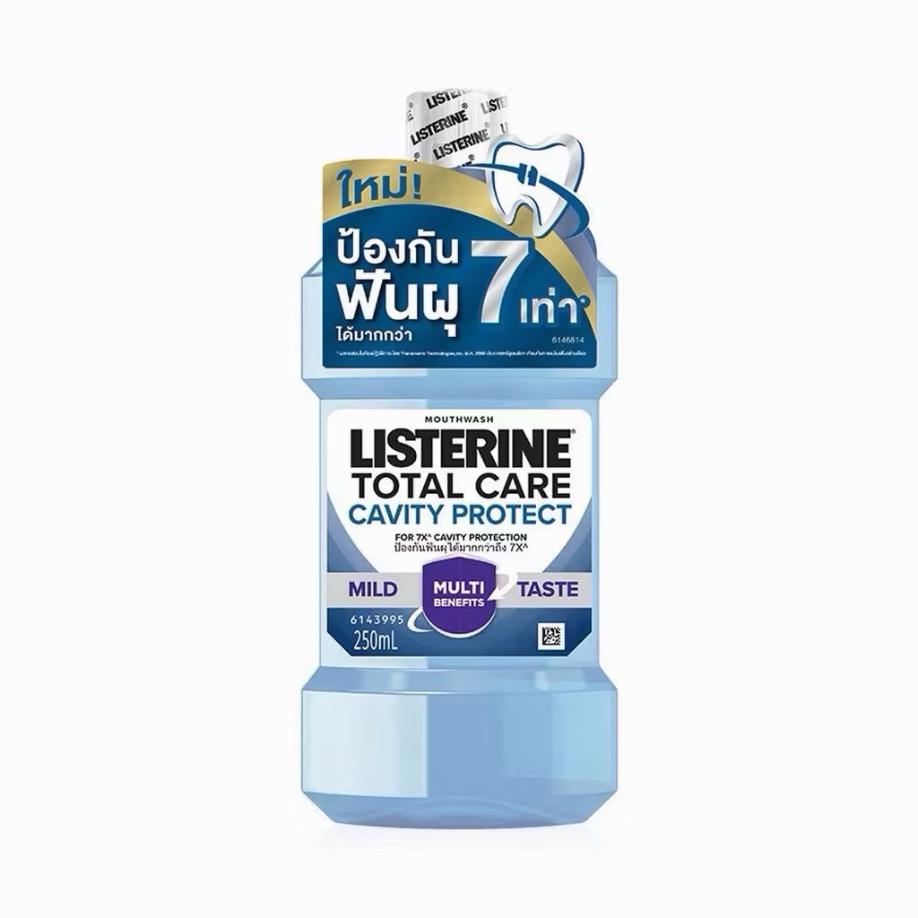 ลิสเตอรีน โทเทิลแคร์ แควิตี้ โพรเทค 250มล. Listerine Mouthwash Total Care Cavity Protect 250ml