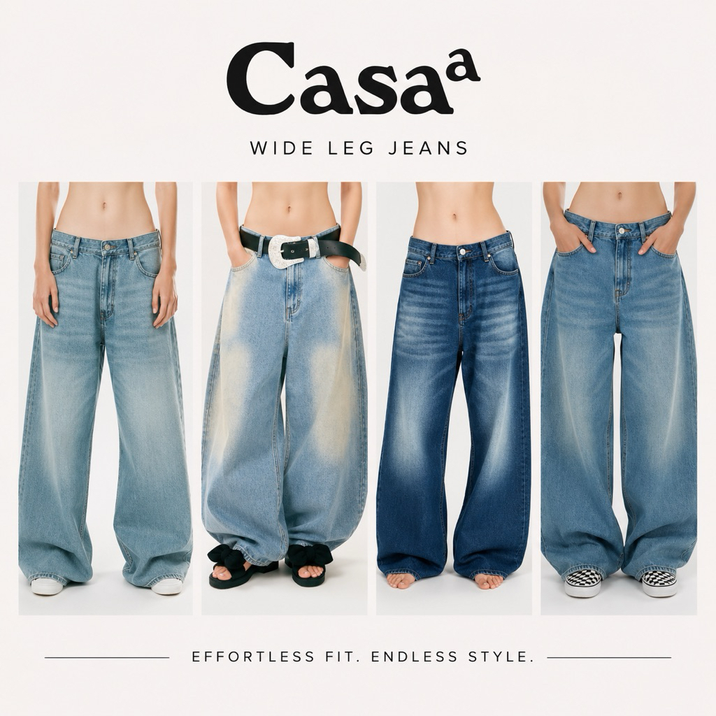 CASa 💯✨ใช้โค้ตลด15-20%✨CLASSIC DARK BLUE JEANS💙💙✨
