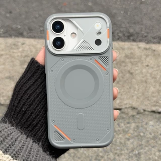 เคสระบายอากาศ(ชาร์จได้) IPHONE - 12pm 13 13pm 14 14pm 15 15pm 16 16pm 17 17pro 17pm